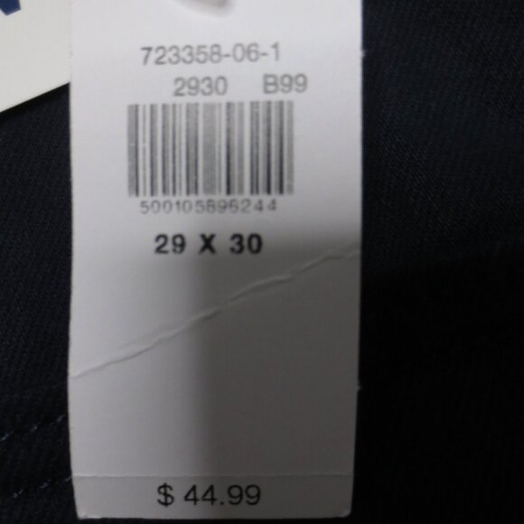 NWT OLD NAVY mens JEANS slim NAVY BLUE built-in-flex MID-RISE pants SIZE 29x30 - Picture 3 of 11